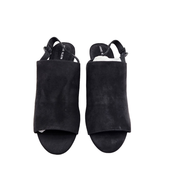 Anne Klein Women's Black Riah Block Heel Sandal - 10 - Picture 3 of 6